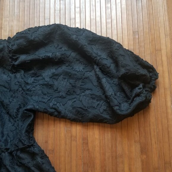 NWT Free People Callie Black Lacey Top – Open Back - Small - Picture 4 of 10